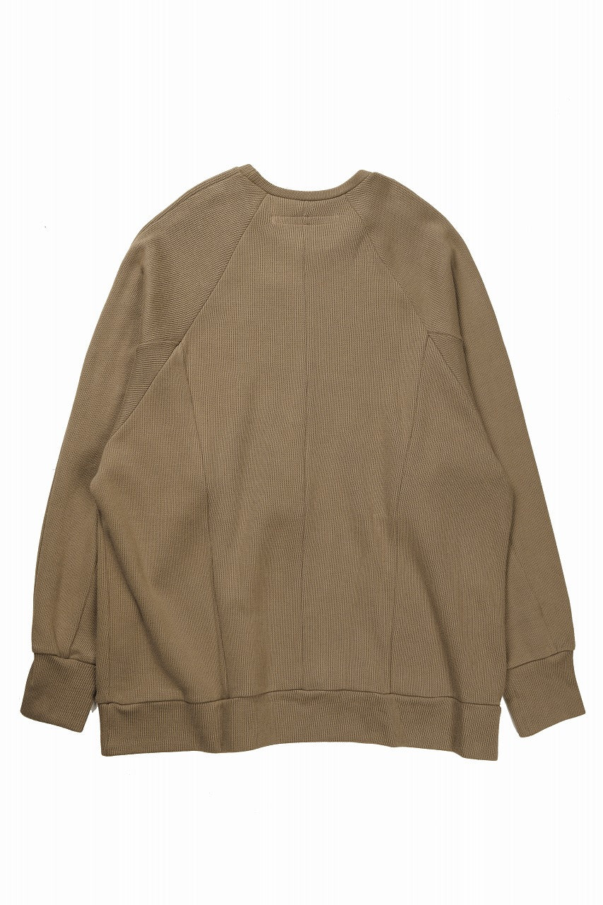 画像をギャラリービューアに読み込む, 【SAMPLE SALE】A.F ARTEFACT DOLMAN PULLOVER / COTTON KNIT (BEIGE)