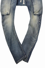 画像をギャラリービューアに読み込む, 【SAMPLE SALE】A.F ARTEFACT CARGO SARROUEL SKINNY PANTS / FADED AGEING DENIM (INDIGO)