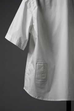 Load image into Gallery viewer, Ten c MID LAYER / HALF SLEEVE SHIRT JACKET (BIANCO NEVE)