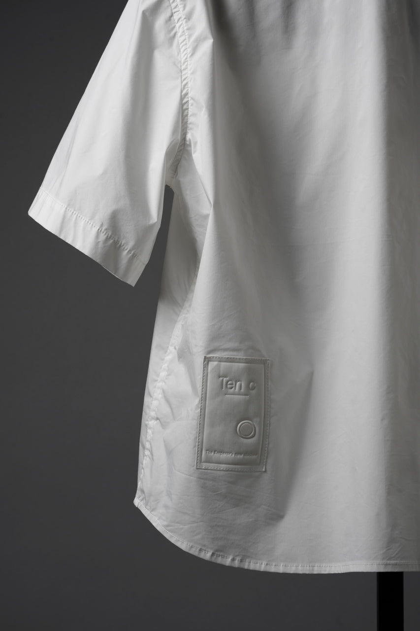 Load image into Gallery viewer, Ten c MID LAYER / HALF SLEEVE SHIRT JACKET (BIANCO NEVE)