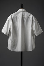 Load image into Gallery viewer, Ten c MID LAYER / HALF SLEEVE SHIRT JACKET (BIANCO NEVE)