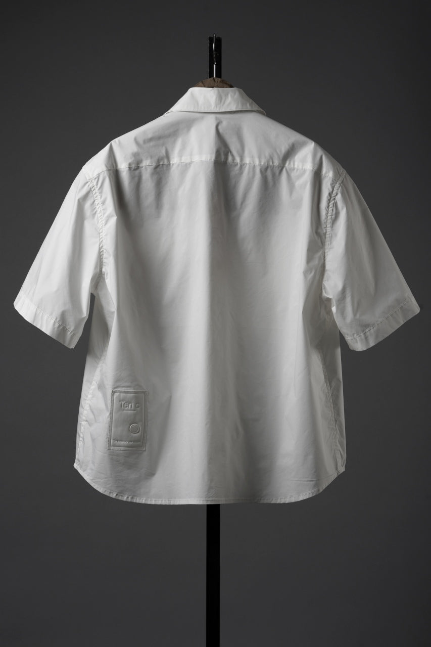 Load image into Gallery viewer, Ten c MID LAYER / HALF SLEEVE SHIRT JACKET (BIANCO NEVE)