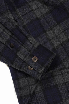 画像をギャラリービューアに読み込む, beauty : beast BEAVER TARTAN CHECK SHIRT (CHARCOAL CHECK)