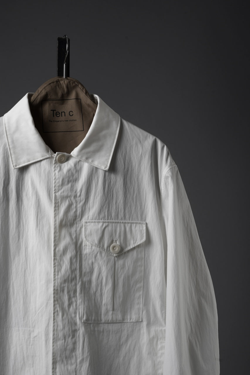 画像をギャラリービューアに読み込む, Ten c MID LAYER / SHORT JACKET (BIANCO OTTICO)