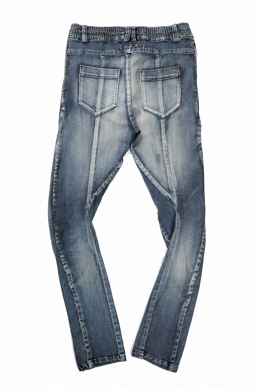 画像をギャラリービューアに読み込む, 【SAMPLE SALE】A.F ARTEFACT SLIMFIT CURVE PANTS / FADED AGEING DENIM (INDIGO)