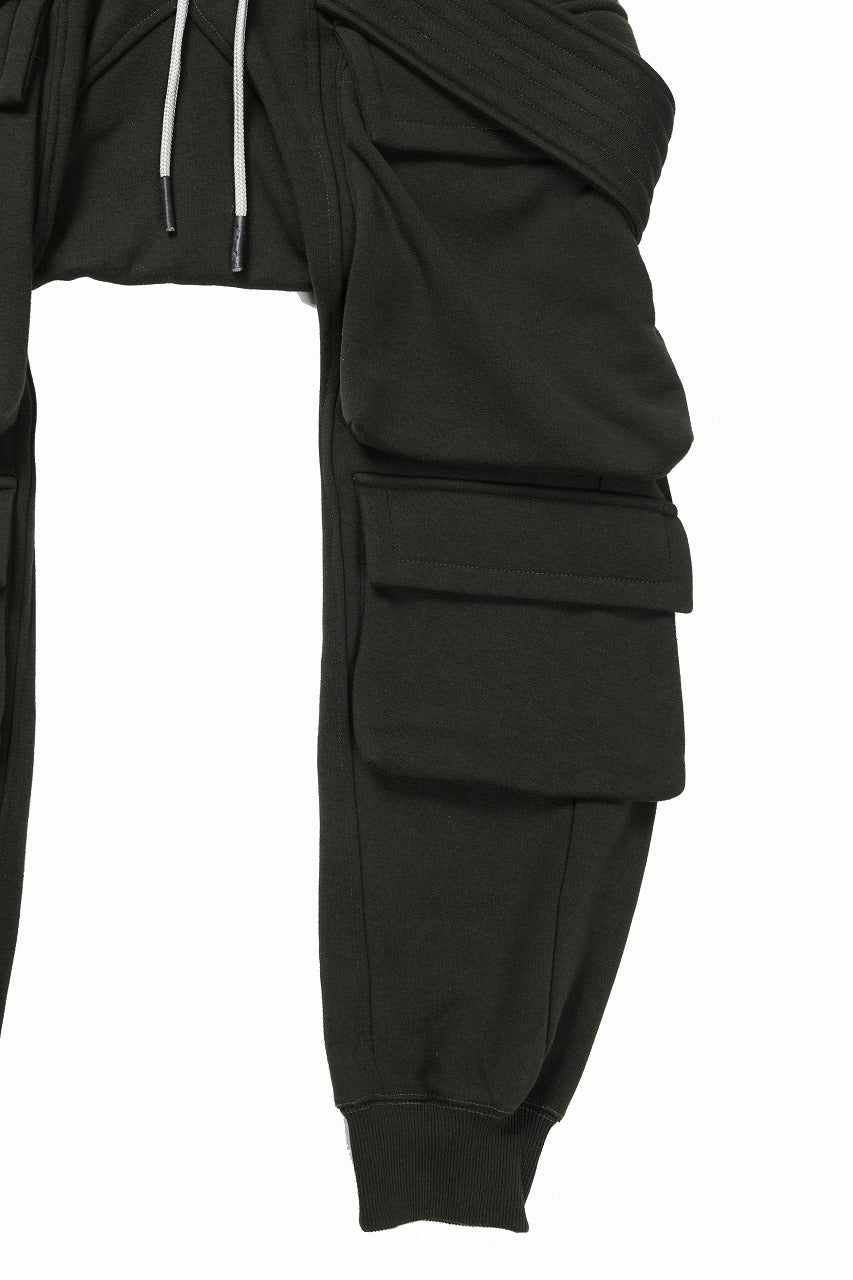 画像をギャラリービューアに読み込む, 【SAMPLE SALE】A.F ARTEFACT BOMBER HEAT BELTED SARROUEL CARGO PANTS (KHAKI)