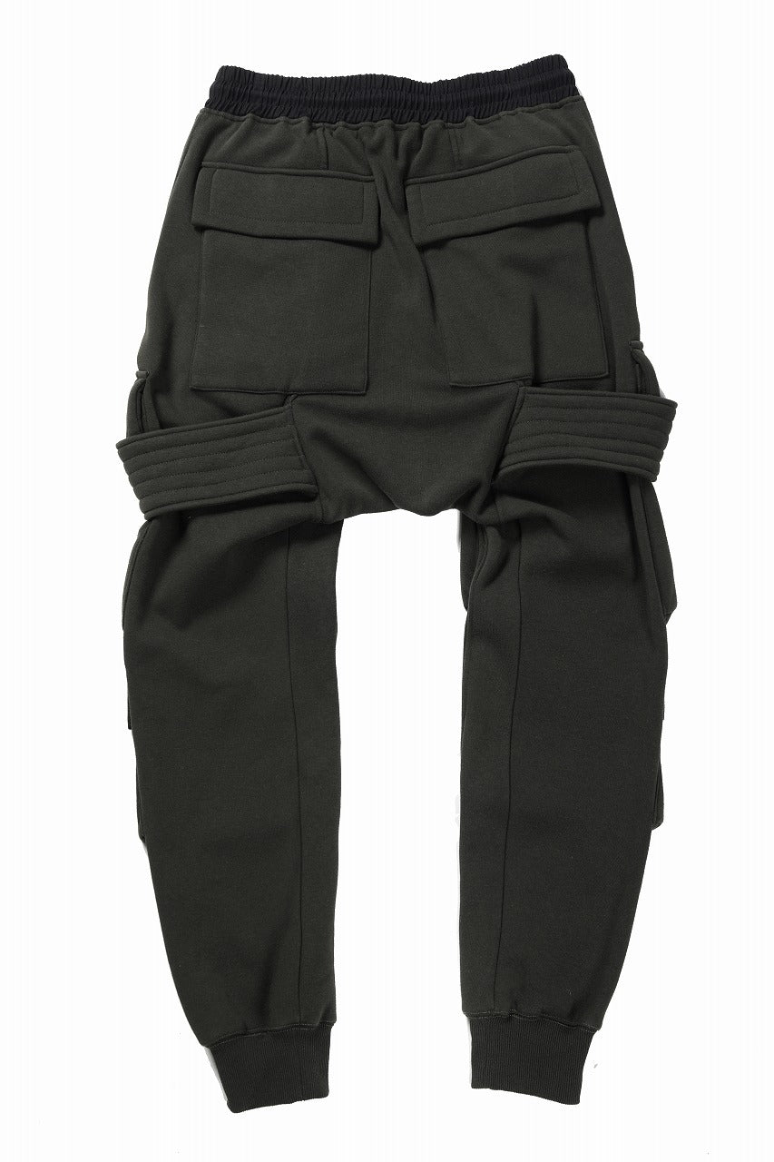 画像をギャラリービューアに読み込む, 【SAMPLE SALE】A.F ARTEFACT BOMBER HEAT BELTED SARROUEL CARGO PANTS (KHAKI)