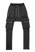 画像をギャラリービューアに読み込む, 【SAMPLE SALE】A.F ARTEFACT FLAP ZIP SARROUEL SKINNY PANTS (DARK GREY)