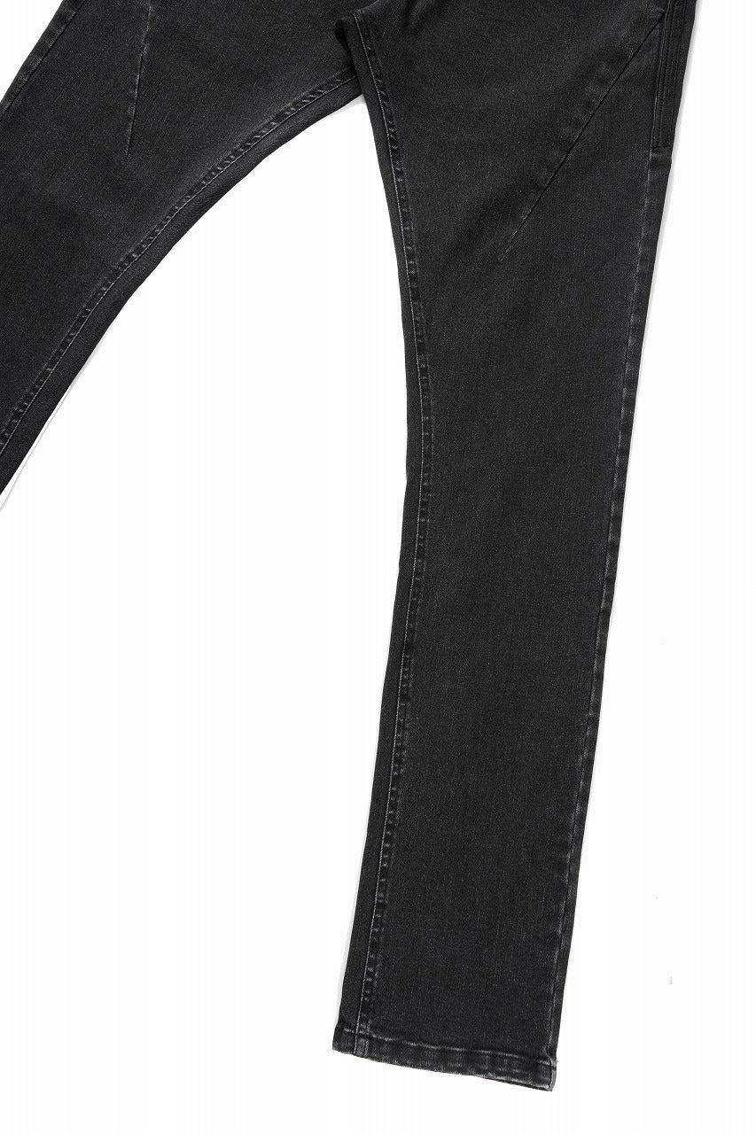 画像をギャラリービューアに読み込む, 【SAMPLE SALE】A.F ARTEFACT RELAXED SKINNY DENIM PANTS (BLACK)