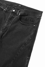 画像をギャラリービューアに読み込む, 【SAMPLE SALE】A.F ARTEFACT RELAXED SKINNY DENIM PANTS (BLACK)