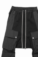 画像をギャラリービューアに読み込む, 【SAMPLE SALE】A.F ARTEFACT MILITARY SARROUEL PANTS / COTTON SWEAT + TECH-SMOOTH (BLACK)