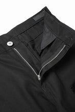 画像をギャラリービューアに読み込む, 【SAMPLE SALE】A.F ARTEFACT DOUBLE KNEE PAINTER PANTS / COMBI FABRICS (BLACK)