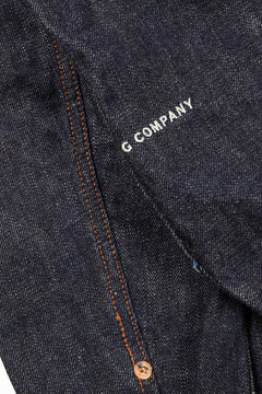 Load image into Gallery viewer, FULLCOUNT x POP TRADING COMPANY Type2 Jean Jacket / 13.7oz Zimbabwe Selvedge Denim (INDIGO BLUE)