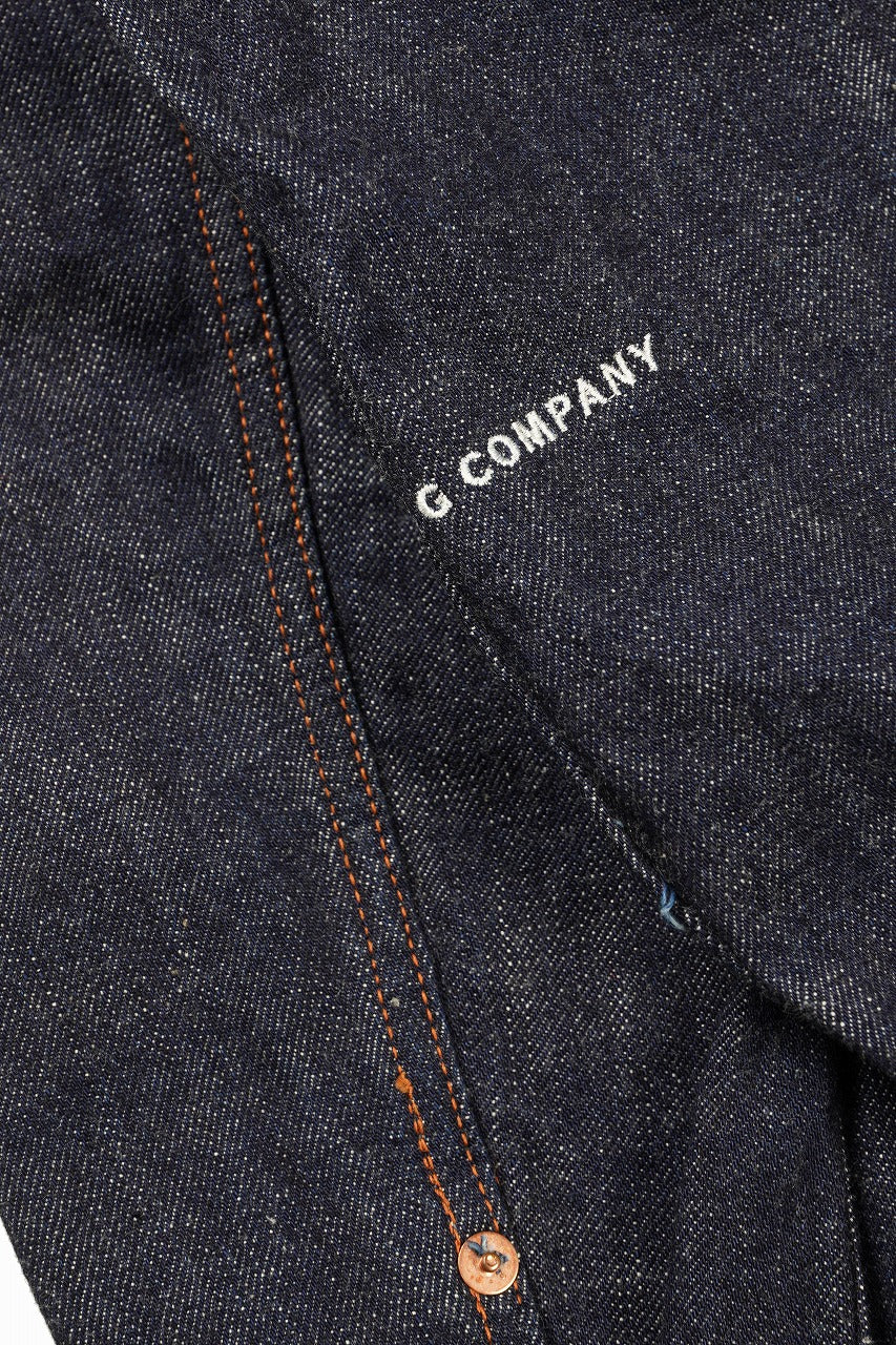 Load image into Gallery viewer, FULLCOUNT x POP TRADING COMPANY Type2 Jean Jacket / 13.7oz Zimbabwe Selvedge Denim (INDIGO BLUE)