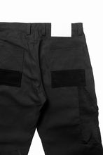 画像をギャラリービューアに読み込む, 【SAMPLE SALE】A.F ARTEFACT DOUBLE KNEE PAINTER PANTS / COMBI FABRICS (BLACK)