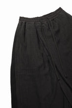 画像をギャラリービューアに読み込む, 【SAMPLE SALE】A.F ARTEFACT WRAP SKIRT LAYERED PANTS / LINEN &amp; KNIT (BLACK)