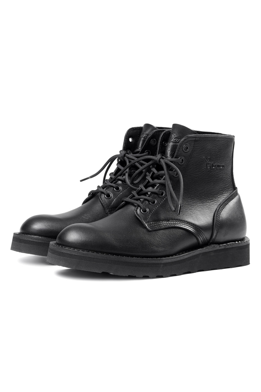 Load image into Gallery viewer, Y's for men × Danner WORK BOOTS / SHRINK OIL LEATHER (BLACK)