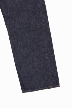 Load image into Gallery viewer, FULLCOUNT x POP TRADING COMPANY Drs Denim Pants / 13.7oz Zimbabwe Selvedge Denim (INDIGO BLUE)