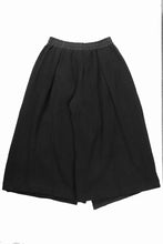 画像をギャラリービューアに読み込む, 【SAMPLE SALE】A.F ARTEFACT WRAP SKIRT LAYERED PANTS / LINEN &amp; KNIT (BLACK)