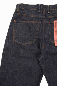 Load image into Gallery viewer, FULLCOUNT x POP TRADING COMPANY Drs Denim Pants / 13.7oz Zimbabwe Selvedge Denim (INDIGO BLUE)