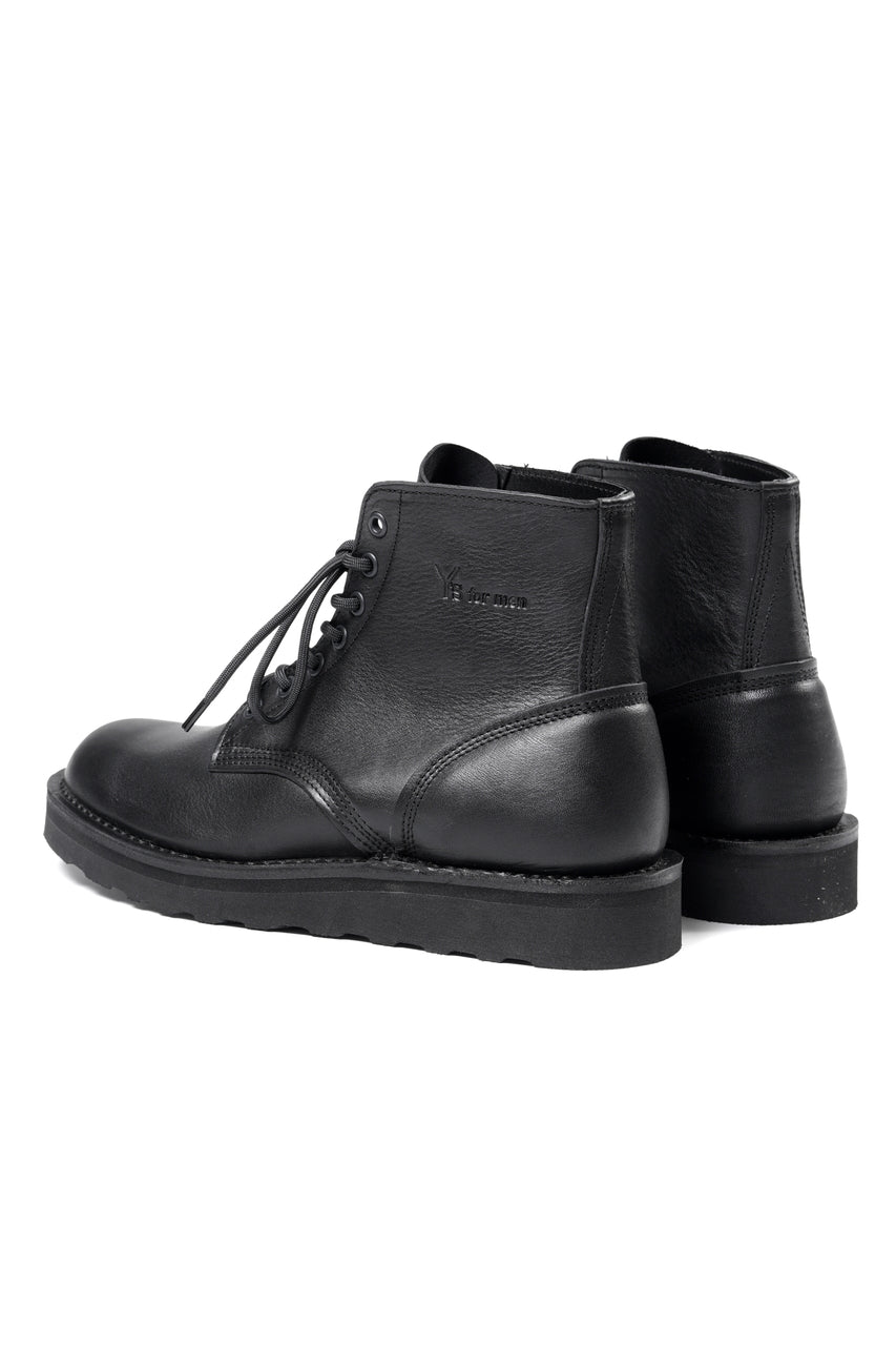 Load image into Gallery viewer, Y's for men × Danner WORK BOOTS / SHRINK OIL LEATHER (BLACK)