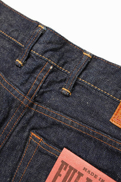 Load image into Gallery viewer, FULLCOUNT x POP TRADING COMPANY Drs Denim Pants / 13.7oz Zimbabwe Selvedge Denim (INDIGO BLUE)