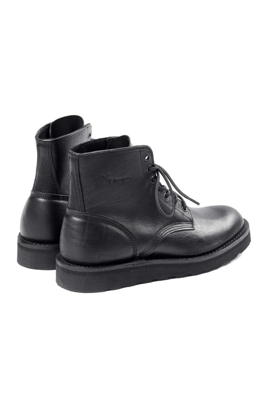 Load image into Gallery viewer, Y's for men × Danner WORK BOOTS / SHRINK OIL LEATHER (BLACK)