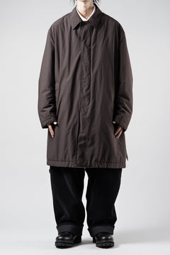 画像をギャラリービューアに読み込む, PORTER CLASSIC WEATHER SOUTIEN COLLAR COAT (BROWN)