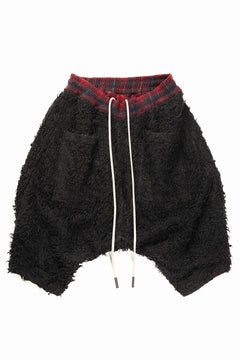 画像をギャラリービューアに読み込む, 【SAMPLE SALE】A.F ARTEFACT REVERSIBLE SARROUEL SHORTS (BLACK RED x BLACK)