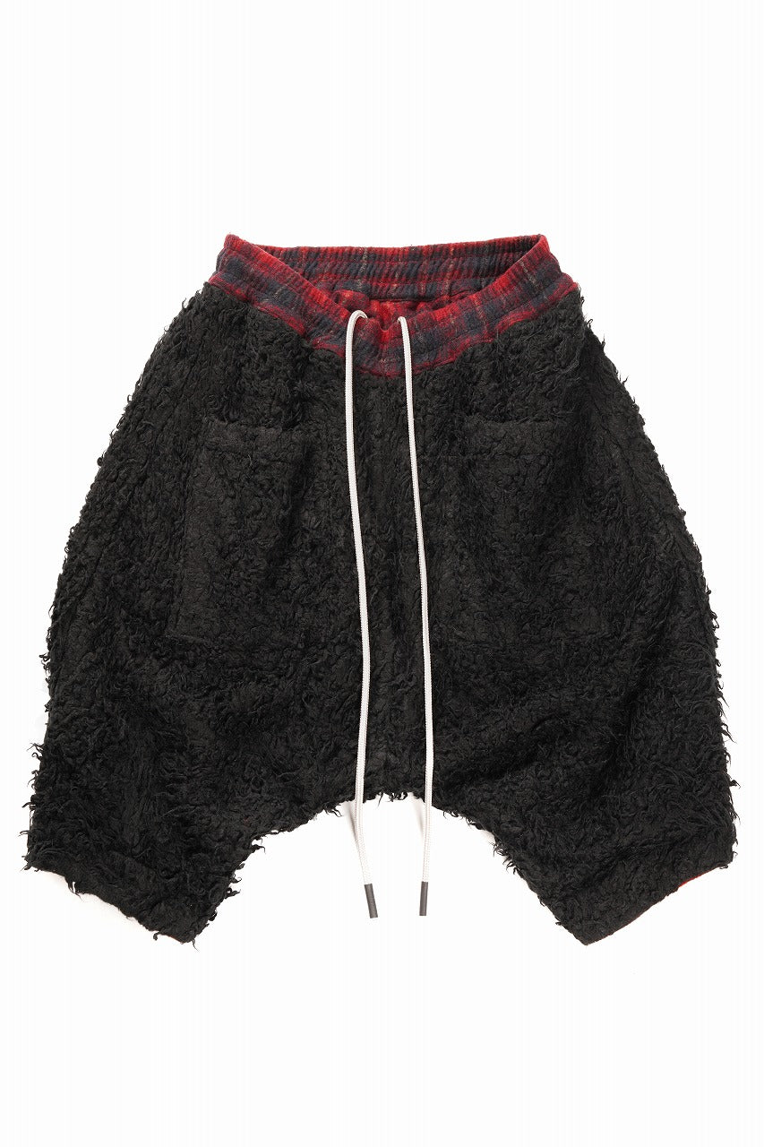 画像をギャラリービューアに読み込む, 【SAMPLE SALE】A.F ARTEFACT REVERSIBLE SARROUEL SHORTS (BLACK RED x BLACK)