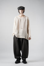 画像をギャラリービューアに読み込む, YUTA MATSUOKA pullover shirt / natural linen gauze (beige)
