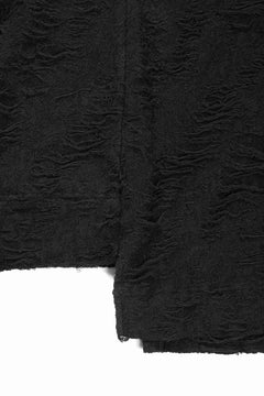 画像をギャラリービューアに読み込む, A.F ARTEFACT ASYMMETRY LOOP HEM TOPS / DAMAGE PILE &amp; PLATING KNIT JERSEY (BLACK)