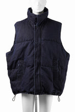 画像をギャラリービューアに読み込む, 【SAMPLE SALE】A.F ARTEFACT DOWN VEST / WASHED DENIM (INDIGO)