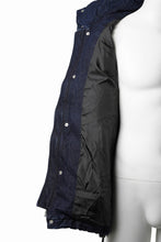画像をギャラリービューアに読み込む, 【SAMPLE SALE】A.F ARTEFACT DOWN VEST / WASHED DENIM (INDIGO)