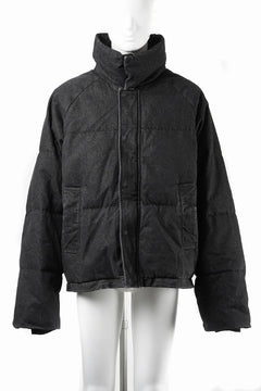 画像をギャラリービューアに読み込む, 【SAMPLE SALE】A.F ARTEFACT DOWN JACKET / WASHED DENIM (BLACK)