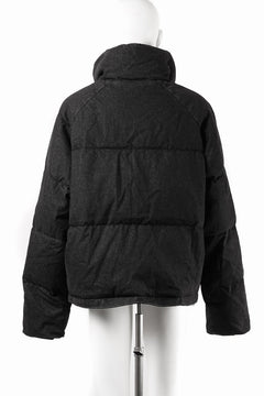 画像をギャラリービューアに読み込む, 【SAMPLE SALE】A.F ARTEFACT DOWN JACKET / WASHED DENIM (BLACK)