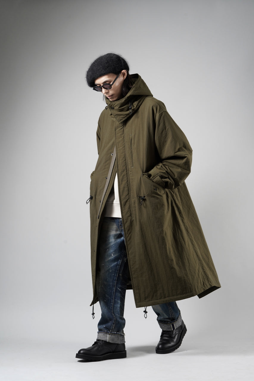 Load image into Gallery viewer, Y's for men MODS COAT / NYLON TASLAN with THINSULATE (KHAKI)