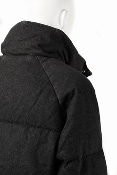 画像をギャラリービューアに読み込む, 【SAMPLE SALE】A.F ARTEFACT DOWN JACKET / WASHED DENIM (BLACK)