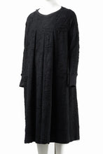 画像をギャラリービューアに読み込む, 【SAMPLE SALE】A.F ARTEFACT OVER SIZED PLEATS ONE PIECE / DAMAGE PILE &amp; PLATING KNIT JERSEY (BLACK)
