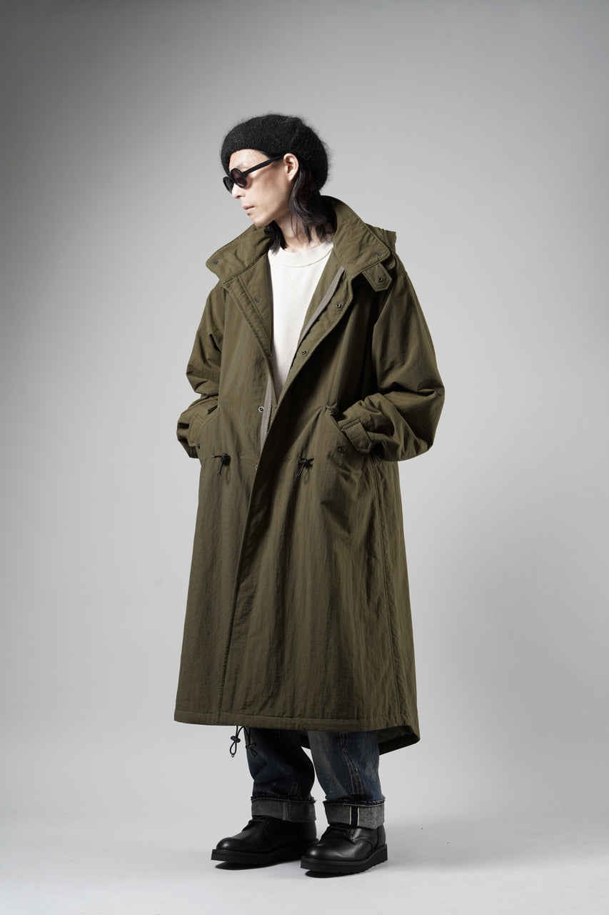 Load image into Gallery viewer, Y's for men MODS COAT / NYLON TASLAN with THINSULATE (KHAKI)