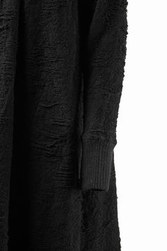 画像をギャラリービューアに読み込む, 【SAMPLE SALE】A.F ARTEFACT OVER SIZED PLEATS ONE PIECE / DAMAGE PILE &amp; PLATING KNIT JERSEY (BLACK)