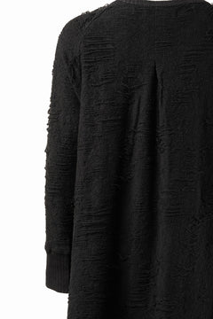 画像をギャラリービューアに読み込む, 【SAMPLE SALE】A.F ARTEFACT OVER SIZED PLEATS ONE PIECE / DAMAGE PILE &amp; PLATING KNIT JERSEY (BLACK)