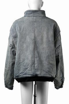 画像をギャラリービューアに読み込む, 【SAMPLE SALE】A.F ARTEFACT FLIGHT BLOUSON / FADED AGEING DENIM (INDIGO)