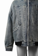 画像をギャラリービューアに読み込む, 【SAMPLE SALE】A.F ARTEFACT FLIGHT BLOUSON / FADED AGEING DENIM (INDIGO)