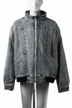 画像をギャラリービューアに読み込む, 【SAMPLE SALE】A.F ARTEFACT FLIGHT BLOUSON / FADED AGEING DENIM (INDIGO)