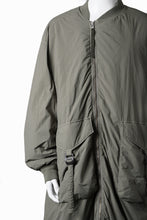 画像をギャラリービューアに読み込む, F/CE. GARMENT DYE DOWN MA-1 LONG COAT (OLIVE)