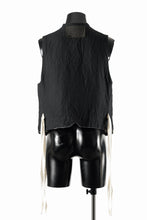 画像をギャラリービューアに読み込む, KLASICA "JEUNET" SQUARE SHAPED LOOSE VEST / OBSCURE STRIPED 3/3 MINI HBT (MID NIGHT)