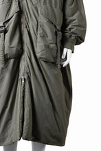 画像をギャラリービューアに読み込む, F/CE. GARMENT DYE DOWN MA-1 LONG COAT (OLIVE)