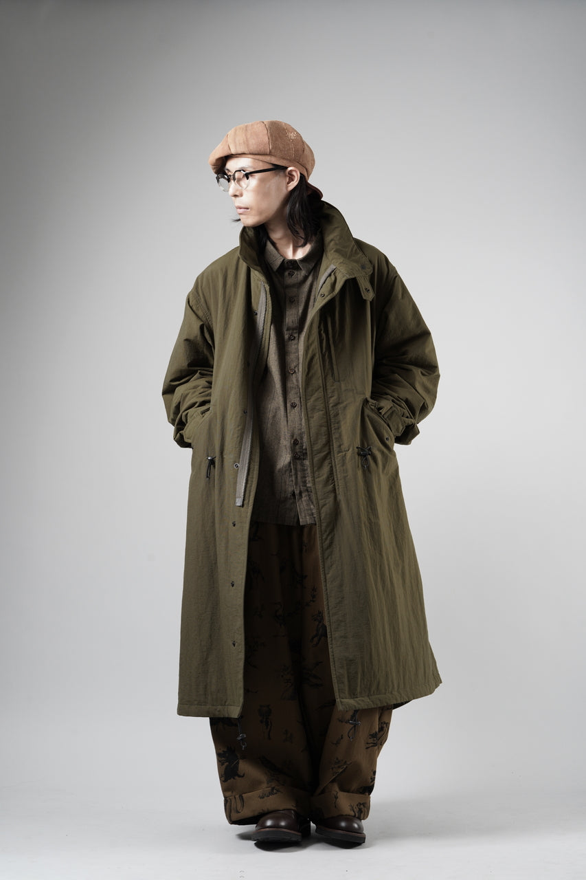 Load image into Gallery viewer, Y's for men MODS COAT / NYLON TASLAN with THINSULATE (KHAKI)