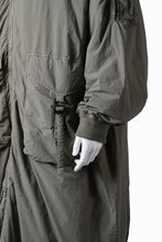画像をギャラリービューアに読み込む, F/CE. GARMENT DYE DOWN MA-1 LONG COAT (OLIVE)